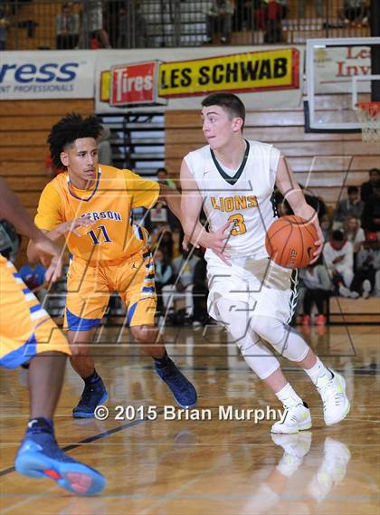 Thumbnail 2 in West Linn vs Jefferson (Les Schwab Invitational) photogallery.