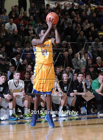 Thumbnail 3 in West Linn vs Jefferson (Les Schwab Invitational) photogallery.