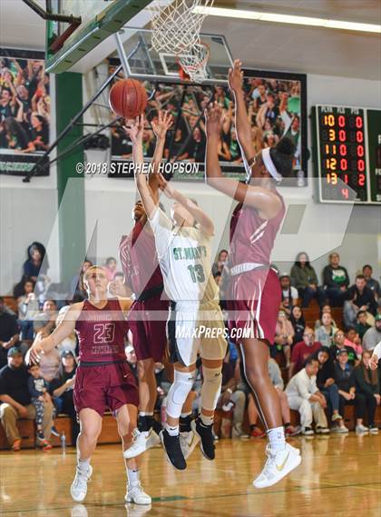 Thumbnail 2 in Cardinal Newman @ St. Mary's (CIF Round 1 Playoff) photogallery.
