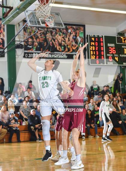 Thumbnail 2 in Cardinal Newman @ St. Mary's (CIF Round 1 Playoff) photogallery.