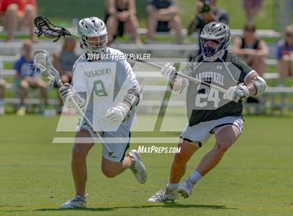 Thumbnail 1 in Ardrey Kell vs. Cardinal Gibbons (NCHSAA 4A Final) photogallery.