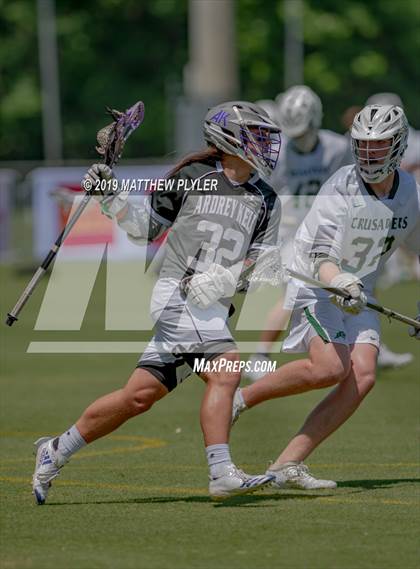 Thumbnail 3 in Ardrey Kell vs. Cardinal Gibbons (NCHSAA 4A Final) photogallery.