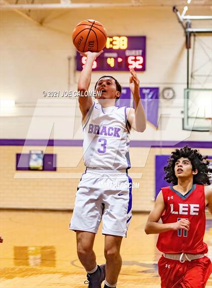 Thumbnail 2 in Lee vs Brackenridge (SAISD Boys Basketball Tournament) photogallery.