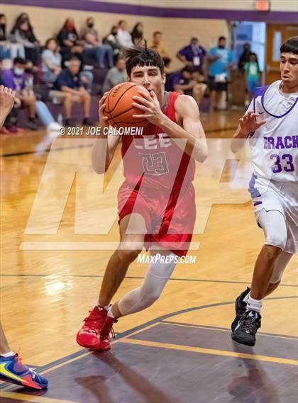 Thumbnail 2 in Lee vs Brackenridge (SAISD Boys Basketball Tournament) photogallery.