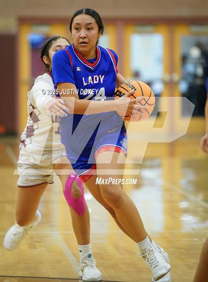 Thumbnail 3 in McDermitt vs Pyramid Lake (NIAA Class 1A State Quarterfinals) photogallery.