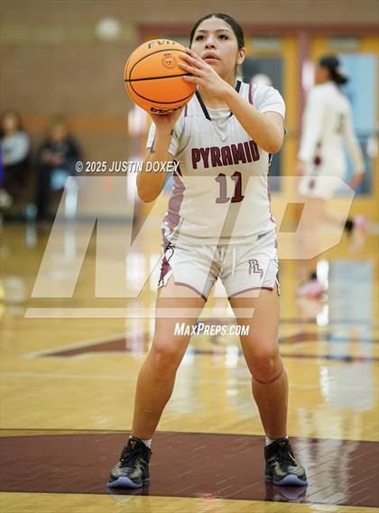 Thumbnail 1 in McDermitt vs Pyramid Lake (NIAA Class 1A State Quarterfinals) photogallery.