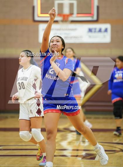 Thumbnail 1 in McDermitt vs Pyramid Lake (NIAA Class 1A State Quarterfinals) photogallery.
