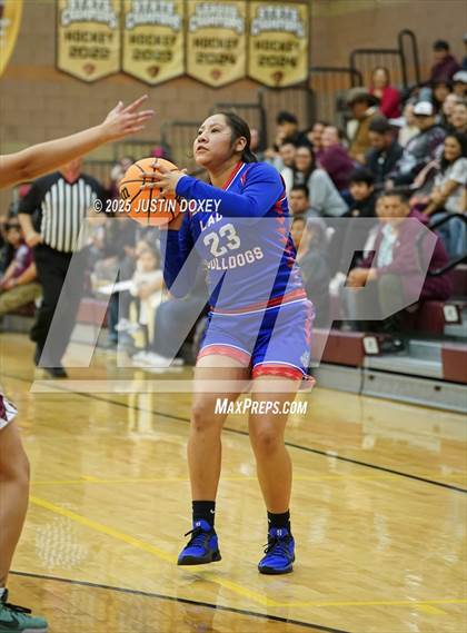 Thumbnail 2 in McDermitt vs Pyramid Lake (NIAA Class 1A State Quarterfinals) photogallery.