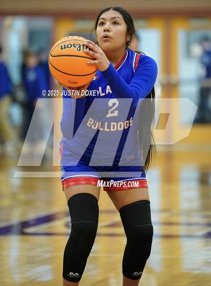 Thumbnail 3 in McDermitt vs Pyramid Lake (NIAA Class 1A State Quarterfinals) photogallery.