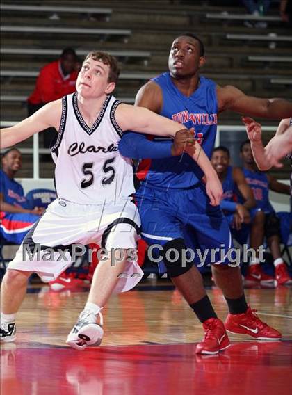 Thumbnail 1 in Clark vs Duncanville (McDonald's Texas Invitational) photogallery.