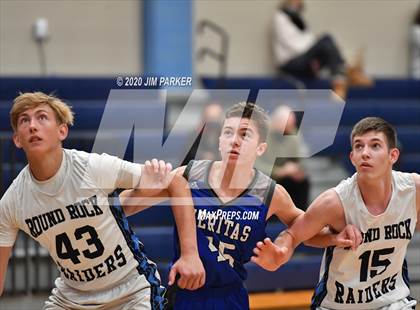 Thumbnail 3 in Round Rock HomeSchool vs Veritas Academy (St. Dominic Savio Tournament) photogallery.