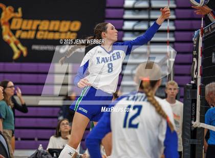 Thumbnail 3 in Xavier College Prep vs. Chaminade (Durango Fall Classic) photogallery.