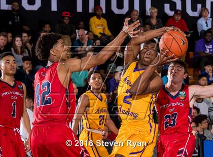 Thumbnail 1 in Montverde Academy vs. Providence Day (DICK's National Tournament Quarterfinals) photogallery.