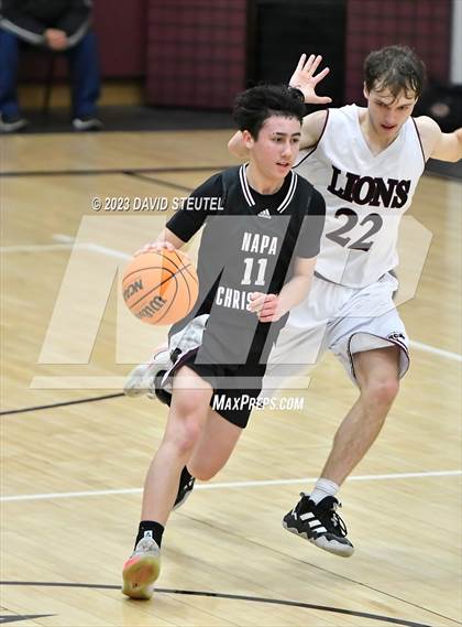 Thumbnail 3 in Napa Christian @ Valley Christian (CIF NorCal D6 Playoff) photogallery.