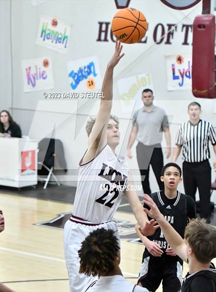 Thumbnail 1 in Napa Christian @ Valley Christian (CIF NorCal D6 Playoff) photogallery.