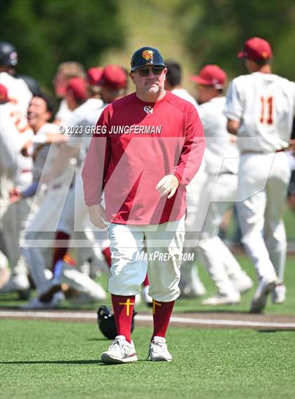 Thumbnail 3 in Cardinal Newman vs. Campolindo (CIF NCS D3 Championship) photogallery.