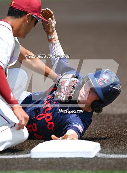 Thumbnail 2 in Cardinal Newman vs. Campolindo (CIF NCS D3 Championship) photogallery.