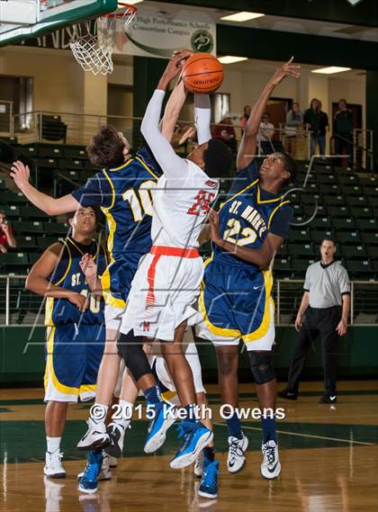 Thumbnail 2 in McKinney North vs. St. Mark's (Prosper ISD Tournament) photogallery.
