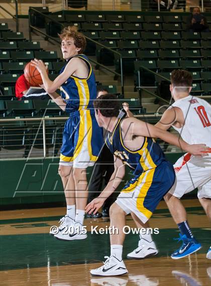 Thumbnail 3 in McKinney North vs. St. Mark's (Prosper ISD Tournament) photogallery.