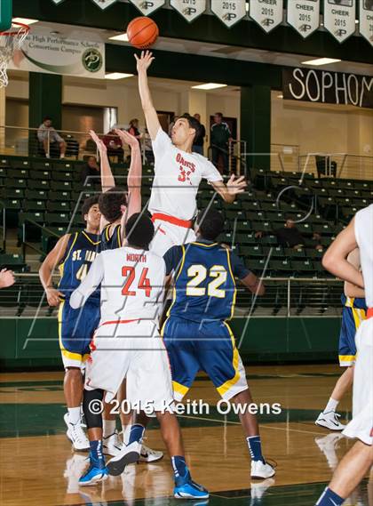 Thumbnail 1 in McKinney North vs. St. Mark's (Prosper ISD Tournament) photogallery.
