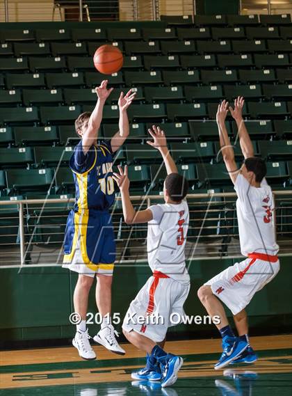 Thumbnail 1 in McKinney North vs. St. Mark's (Prosper ISD Tournament) photogallery.