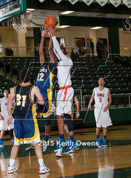 Thumbnail 3 in McKinney North vs. St. Mark's (Prosper ISD Tournament) photogallery.
