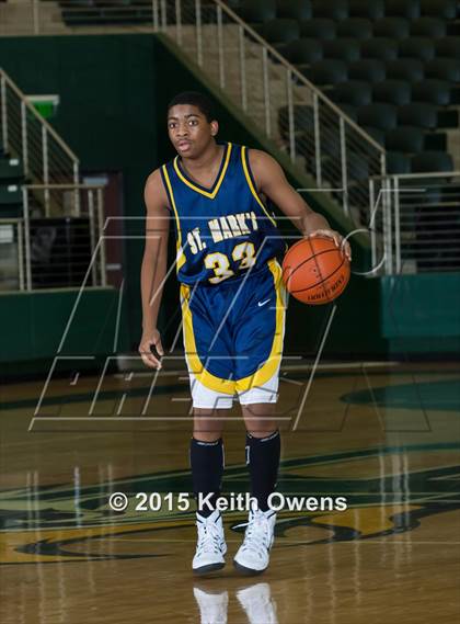Thumbnail 2 in McKinney North vs. St. Mark's (Prosper ISD Tournament) photogallery.