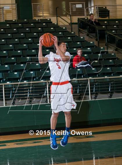 Thumbnail 3 in McKinney North vs. St. Mark's (Prosper ISD Tournament) photogallery.