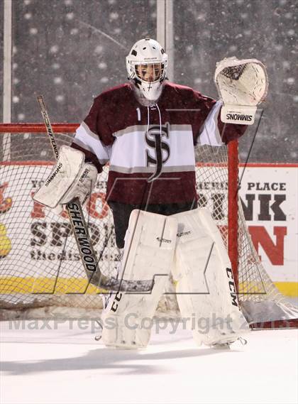 Thumbnail 1 in McQuaid Jesuit vs. St. Joseph's Collegiate Institute (Frozen Frontier) photogallery.