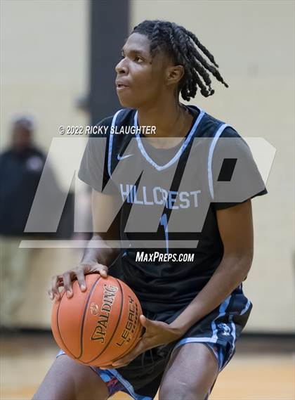 Thumbnail 2 in East St. Louis vs. Hillcrest(Midwest Showdown Shootout@ Ritenour) photogallery.