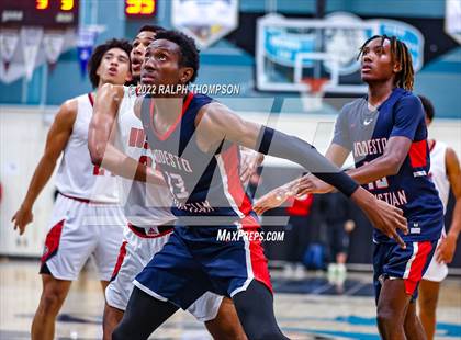 Thumbnail 1 in Centennial vs Modesto Christian (Proving Grounds Showcase '22 @ Sheldon) photogallery.