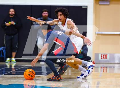 Thumbnail 1 in Centennial vs Modesto Christian (Proving Grounds Showcase '22 @ Sheldon) photogallery.
