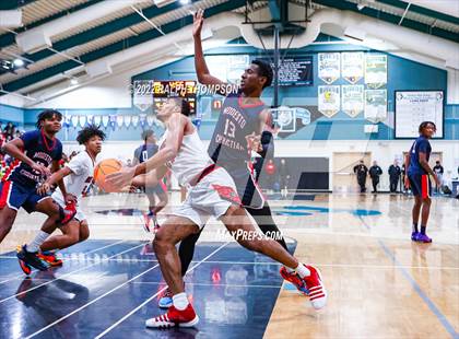 Thumbnail 2 in Centennial vs Modesto Christian (Proving Grounds Showcase '22 @ Sheldon) photogallery.