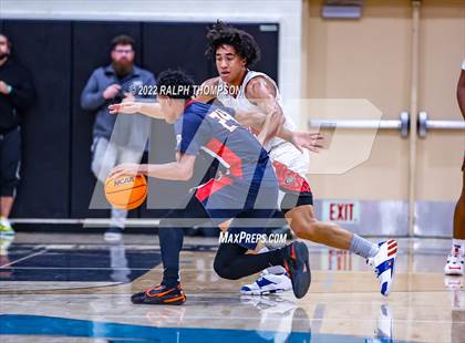 Thumbnail 2 in Centennial vs Modesto Christian (Proving Grounds Showcase '22 @ Sheldon) photogallery.