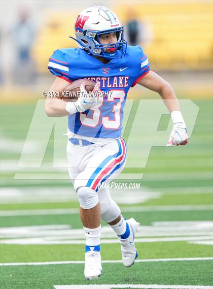 Thumbnail 3 in Westlake vs Katy UIL 6A D2 Semi-Final Playoff photogallery.