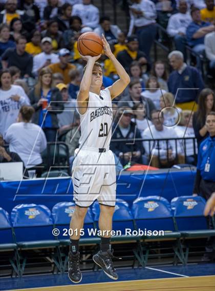 Thumbnail 2 in Marquette Catholic vs. Barr-Reeve (IHSAA 1A Final) photogallery.