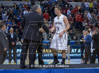 Thumbnail 3 in Marquette Catholic vs. Barr-Reeve (IHSAA 1A Final) photogallery.