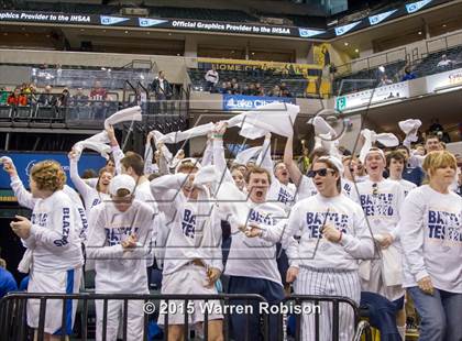 Thumbnail 2 in Marquette Catholic vs. Barr-Reeve (IHSAA 1A Final) photogallery.