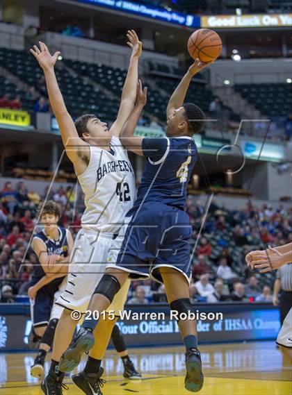 Thumbnail 1 in Marquette Catholic vs. Barr-Reeve (IHSAA 1A Final) photogallery.