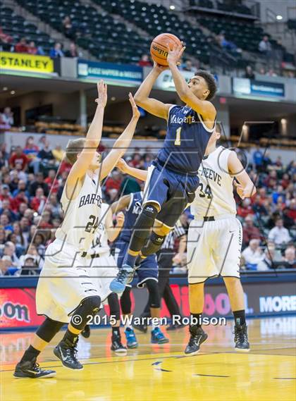 Thumbnail 1 in Marquette Catholic vs. Barr-Reeve (IHSAA 1A Final) photogallery.
