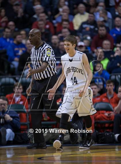 Thumbnail 1 in Marquette Catholic vs. Barr-Reeve (IHSAA 1A Final) photogallery.