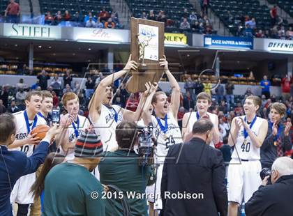 Thumbnail 3 in Marquette Catholic vs. Barr-Reeve (IHSAA 1A Final) photogallery.