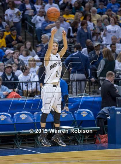 Thumbnail 1 in Marquette Catholic vs. Barr-Reeve (IHSAA 1A Final) photogallery.