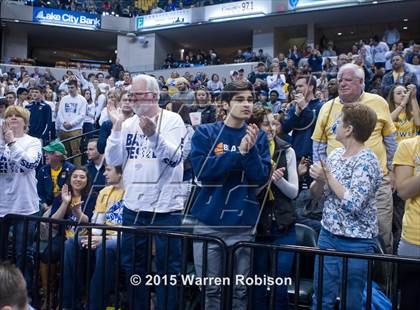 Thumbnail 1 in Marquette Catholic vs. Barr-Reeve (IHSAA 1A Final) photogallery.