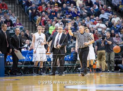 Thumbnail 3 in Marquette Catholic vs. Barr-Reeve (IHSAA 1A Final) photogallery.