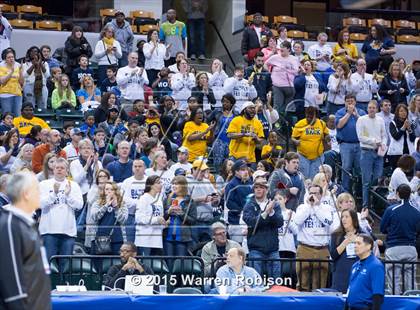 Thumbnail 3 in Marquette Catholic vs. Barr-Reeve (IHSAA 1A Final) photogallery.