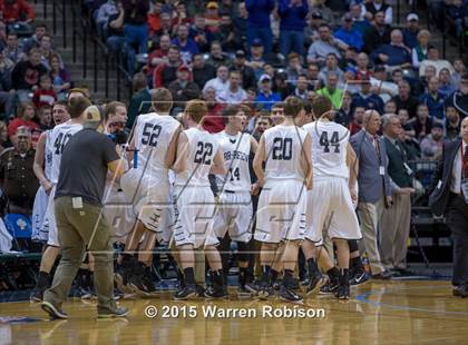 Thumbnail 1 in Marquette Catholic vs. Barr-Reeve (IHSAA 1A Final) photogallery.