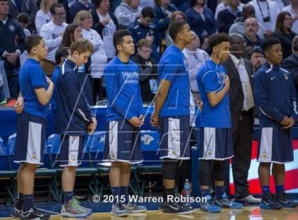 Thumbnail 2 in Marquette Catholic vs. Barr-Reeve (IHSAA 1A Final) photogallery.