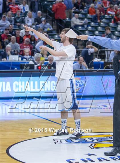 Thumbnail 1 in Marquette Catholic vs. Barr-Reeve (IHSAA 1A Final) photogallery.