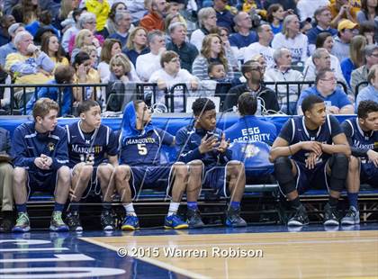 Thumbnail 1 in Marquette Catholic vs. Barr-Reeve (IHSAA 1A Final) photogallery.